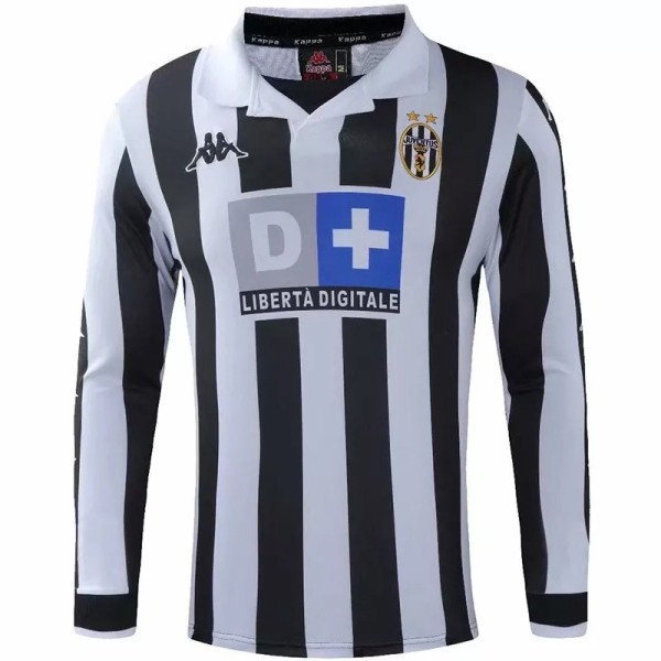 1999-2000 JUV Home Retro Long Sleeve Soccer Jersey