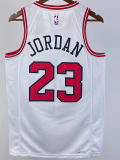 22-23 BULLS JORDAN #23 White Top Quality Hot Pressing NBA Jersey