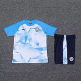 24-25 Man City Sky Blue Training Short Suit