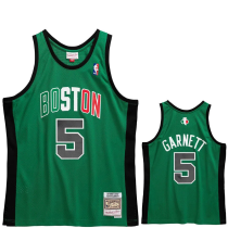 CELTICS GARNETT #5 Green Italian Game Edition Top Quality Hot Pressing NBA Jersey CELTICS GARNETT #5 Green Italian Game Edition Top Quality Hot Pressing NBA Jersey