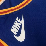 WARRIORS CURRY #30 Blue 75th Anniversary Retro NBA Jersey