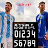 24-25 Argentina Home Long Sleeve Soccer Jersey
