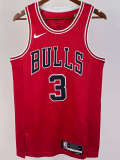 22-23 BULLS WADE #3 Red Top Quality Hot Pressing NBA Jersey