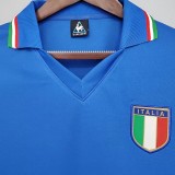 1982 Italy Home Retro Soccer Jersey