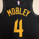 22-23 Cleveland Cavaliers MOBLEY #4 Black Top Quality Hot Pressing NBA Jersey (Trapeze Edition)
