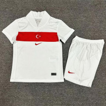 2024 Turkey European Cup Home Kids Soccer Jersey