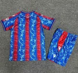 24-25 Crystal Palace Home Kids Soccer Jersey