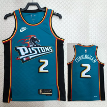22-23 Pistons CUNNINGHAM #2 Light blue Top Quality Hot Pressing NBA Jersey (Retro Logo) 22-23 Pistons CUNNINGHAM #2 Light blue Top Quality Hot Pressing NBA Jersey (Retro Logo)