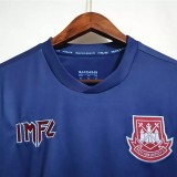 21-22 West Ham x Iron Maiden blue Fans soccer jersey(联名版)