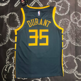 2018 WARRIORS DURANT #35 Black GrayTop Quality Hot Pressing NBA Jersey