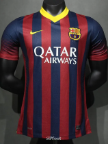 2013-2014 BAR Home Player Version Retro Soccer Jersey