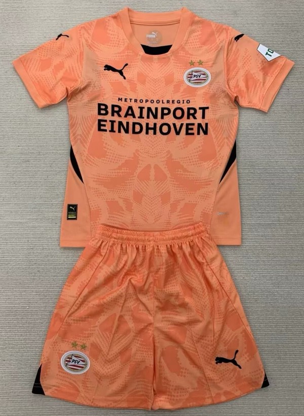 24-25 PSV Orange Goalkeeper Adult Suit