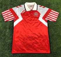 1992 Denmark Home Retro Soccer Jersey
