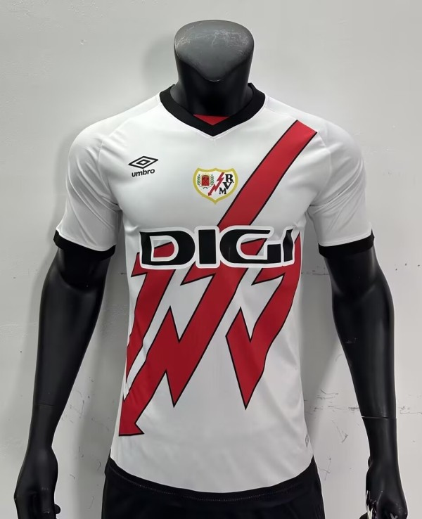 24-25 Rayo Vallecano Home Player Soccer Jersey