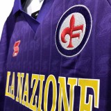 1989-1990 Fiorentina Home Retro Soccer Jersey