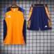 2024 AD Orange Tank Top And Shorts Suit