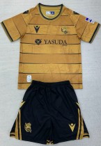 24-25 Real Sociedad Away Kids Soccer Jersey
