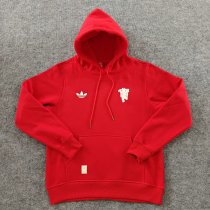 2024 Man Utd Red Fleece Hoodie