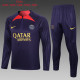 23-24 PSG High Quality Kids Half Pull Tracksuit