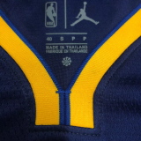 22-23 WARRIORS CURRY #30 Royal blue Top Quality Hot Pressing NBA Jersey (Trapeze Edition)