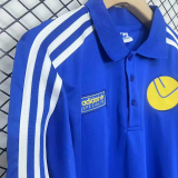 24-25 Leeds United Blue Special Retro Edition Long Sleeve Soccer Jersey