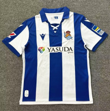 24-25 Real Sociedad Home Fans Soccer Jersey