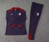 24-25 England High Quality Half Pull Tracksuit 