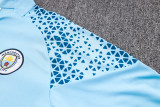 23-24 Man City High Quality Half Pull Tracksuit