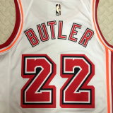 22-23 Heat BUTLER #22 White Top Quality Hot Pressing NBA Jersey (Retro Logo)