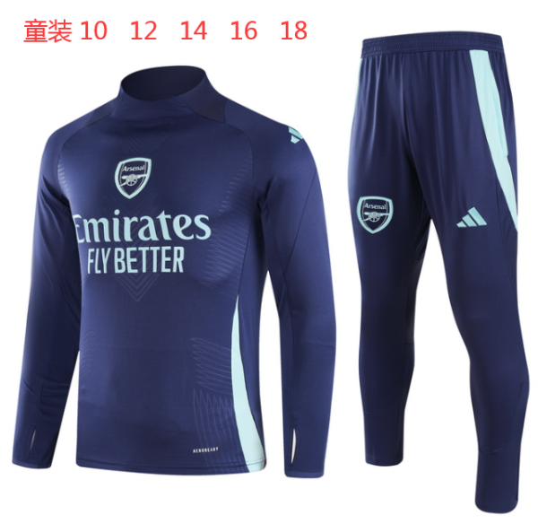 24-25 ARS High Quality Kids Half Pull Tracksuit