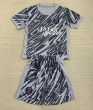 24-25 PSG Grey GoalKeeper Kids Soccer Jersey
