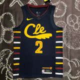 Cleveland Cavaliers IRVING #2 Black Top Quality Hot Pressing NBA Jersey