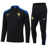 24-25 France High Quality Half Pull Tracksuit