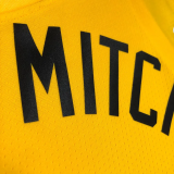 22-23 JAZZ MITCHELL #45 Yellow Top Quality Hot Pressing NBA Jersey