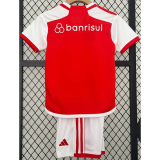 24-25 Internacional Home Kids Soccer Jersey