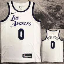22-23 LAKERS WESTBROOK #0 White City Edition Top Quality Hot Pressing NBA Jersey