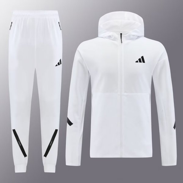 2024 AD White Hoodie Jacket Tracksuit