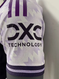 24-25 Man Utd White Purple Special Edition Player Version Soccer Jersey