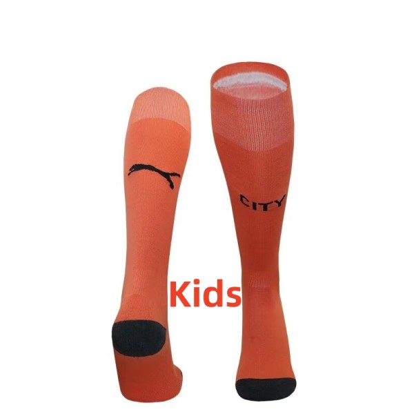 24-25 Man City Goalkeeper Kids Socks