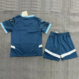 24-25 Marseille Away Kids Soccer Jersey