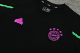 24-25 Bayern Black Training Short Suit (100%Cotton)纯棉