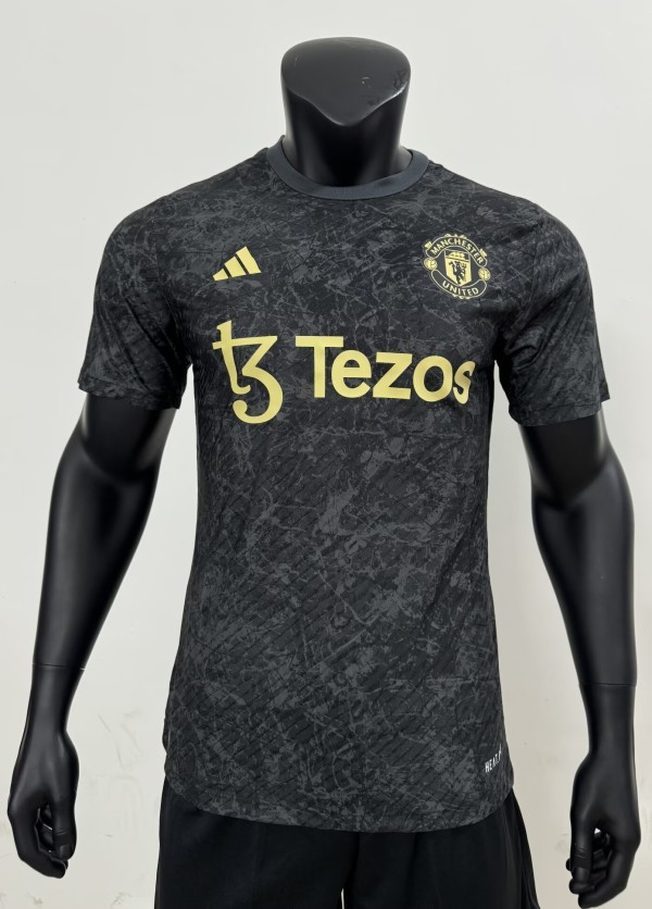 24-25 Man Utd Black Special Edition Player Version Soccer Jersey