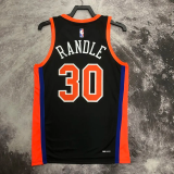 22-23 KNICKS RANDLE #30 Black City Edition Top Quality Hot Pressing NBA Jersey