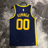 22-23 WARRIORS KUMINGA #00 Royal blue Top Quality Hot Pressing NBA Jersey (Trapeze Edition)