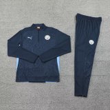 24-25 Man City High Quality Half Pull Tracksuit