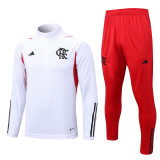 23-24 Flamengo High Quality Half Pull Tracksuit