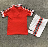 1998-1999 Man Utd Third Retro Kids Soccer Jersey