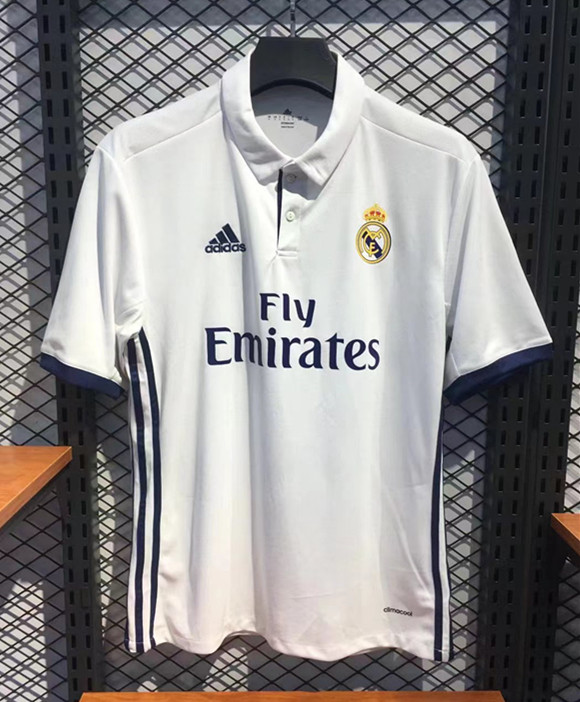 2016-2017 RMA Home Retro Soccer Jersey