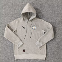 2024 Man City Gray Fleece Hoodie