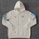 2024 Argentina White Fleece Hoodie